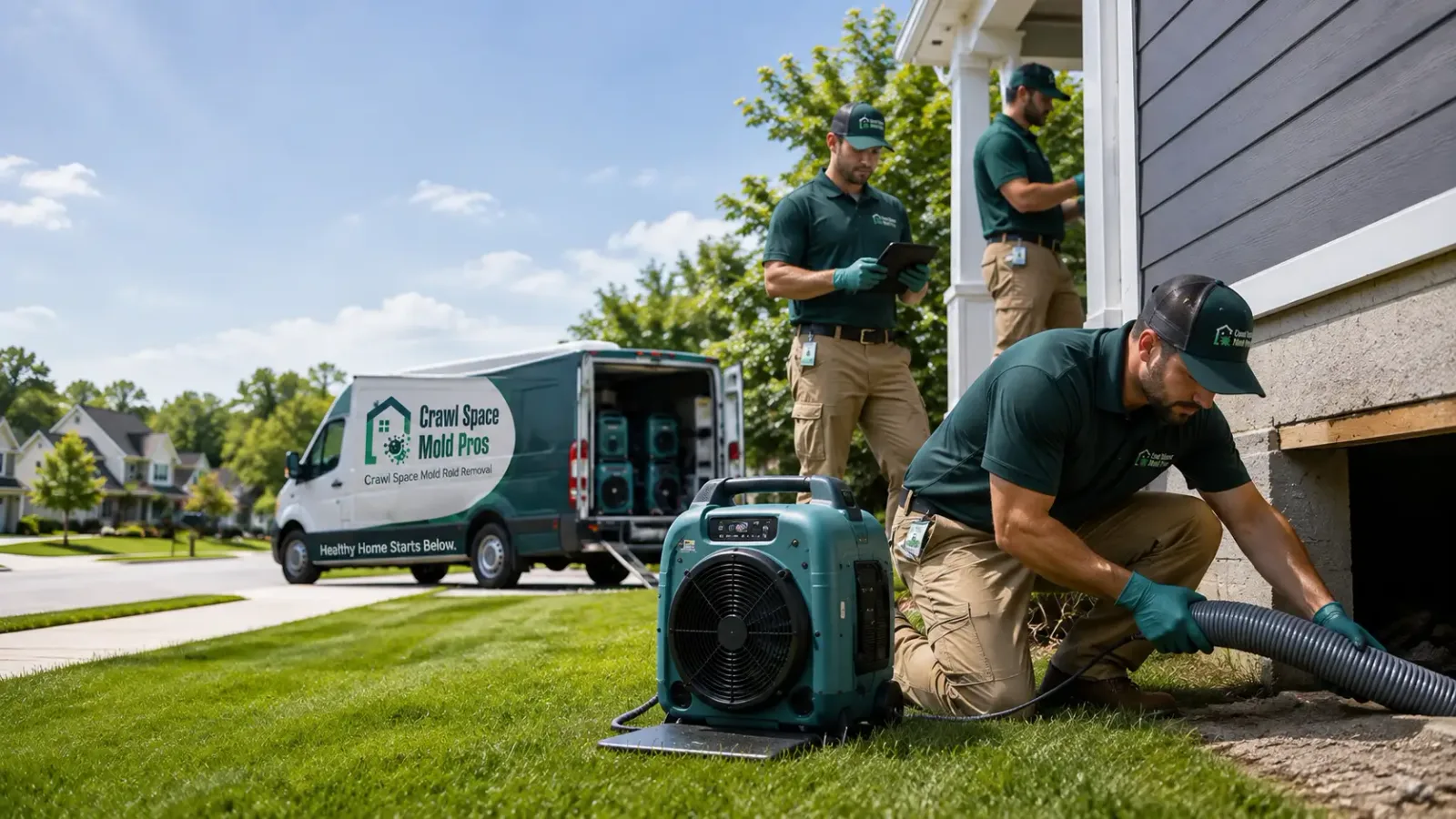 Crawl Space Mold Removal in Maskell, NE